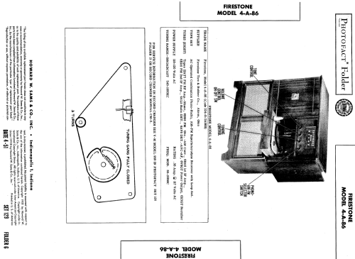 4-A-86 Code 334-0-07A96B; Firestone Tire & (ID = 567539) Radio