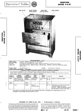 4-A-87 ; Firestone Tire & (ID = 2821138) Radio