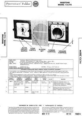 4-A-92 Code 297-1-327; Firestone Tire & (ID = 3002606) Radio