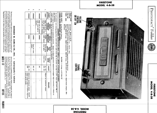 4-B-58 Dodge, Plymouth 1949-1950; Firestone Tire & (ID = 567665) Car Radio