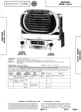 1950-51 Studebaker 4-B-62; Firestone Tire & (ID = 2985017) Car Radio