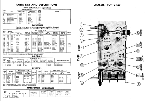 4-B-67 Code 120-2-F152; Firestone Tire & (ID = 566930) Car Radio