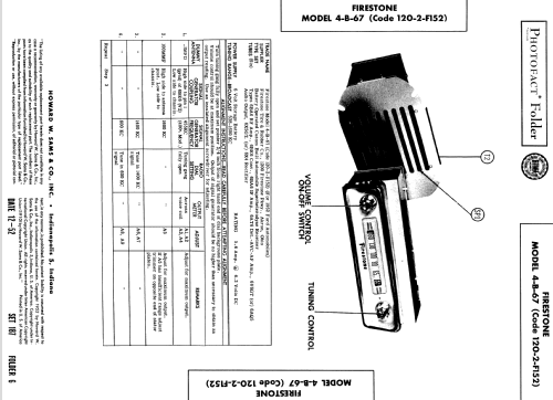 4-B-67 Code 120-2-F152; Firestone Tire & (ID = 566932) Car Radio