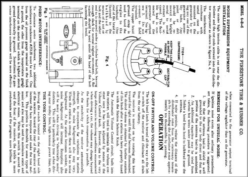 4-B-6 Air Chief Code 117-7-PM18; Firestone Tire & (ID = 382844) Car Radio