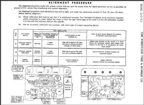 4-C-13 Code 332-8-140623; Firestone Tire & (ID = 285524) Radio