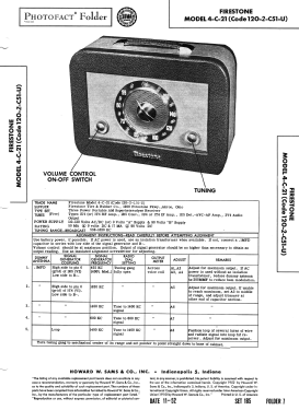 4-C-21 ; Firestone Tire & (ID = 3105487) Radio