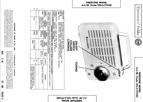 4-C-28 Code 120-5-TT528; Firestone Tire & (ID = 567028) Radio