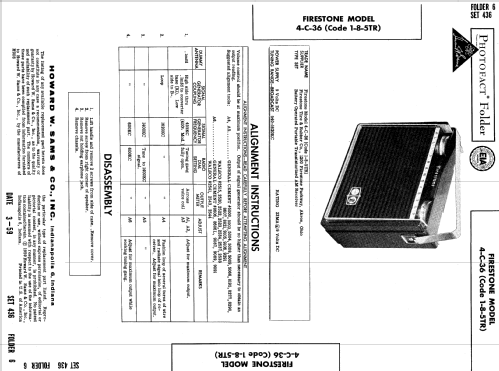 4-C-36 Code 18-5TR; Firestone Tire & (ID = 640424) Radio