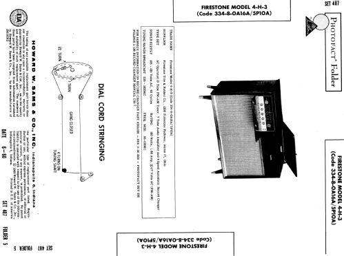 4-H-3 Code 334-8-OA16A/5P10A; Firestone Tire & (ID = 561655) Radio