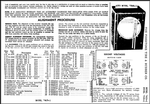 7396-1; Firestone Tire & (ID = 427025) Autoradio