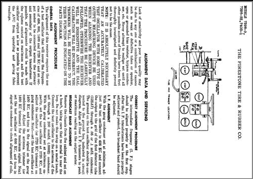 S-7398-9 Code No. D-LF-200; Firestone Tire & (ID = 458815) Radio