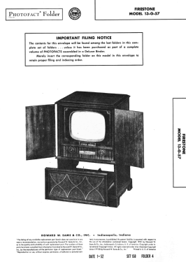 Firestone 13-G-57; Firestone Tire & (ID = 3016157) Televisión