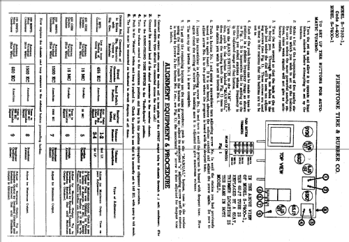 S7393-1 Code A-400; Firestone Tire & (ID = 721327) Radio