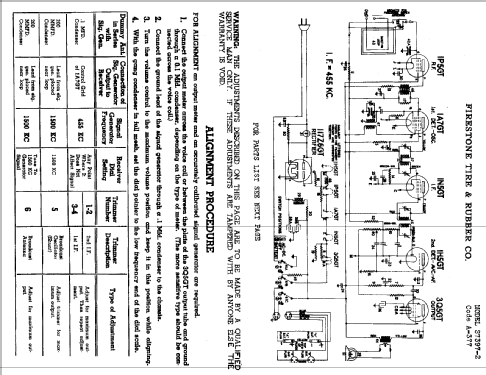 S7397-2 Code A-377; Firestone Tire & (ID = 721397) Radio