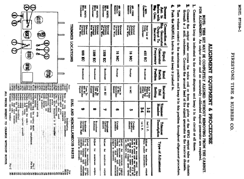 S7399-1 'The Wellington' ; Firestone Tire & (ID = 722295) Radio