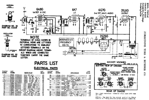 S7425-6 Ch= R320; Firestone Tire & (ID = 726160) Radio