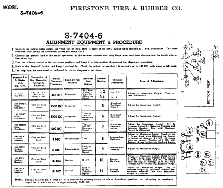 S-7404-6 ; Firestone Tire & (ID = 724365) Radio