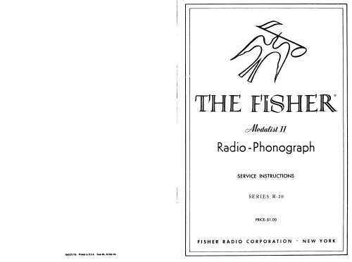 Contemporary C800 Ch=R-20; Fisher Radio; New (ID = 2576437) Radio