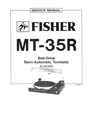 MT-35; Fisher Radio; New (ID = 3123992) Sonido-V