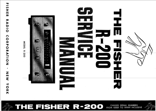 FM-AM Multiplex Tuner R-200; Fisher Radio; New (ID = 970602) Radio