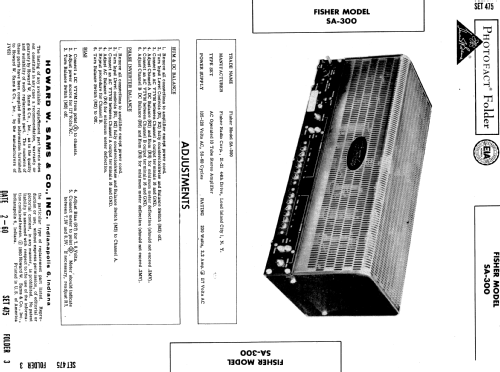 SA-300 ; Fisher Radio; New (ID = 546801) Ampl/Mixer