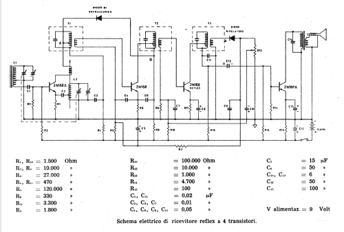 Ricevitore reflex a 4 transistori ; Fivre - tubes; (ID = 650097) Radio