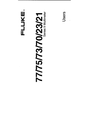 Digital Multimeter Series II 77; Fluke, John, Mfg. Co (ID = 2946627) Equipment