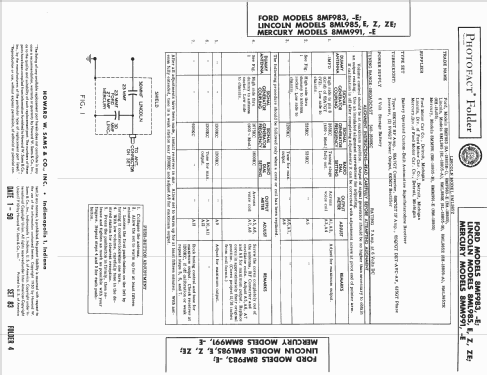 8ML985Z ; Ford Motor Co. (ID = 1567547) Car Radio