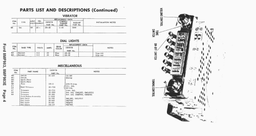 8MM991 ; Ford Motor Co. (ID = 1567560) Car Radio