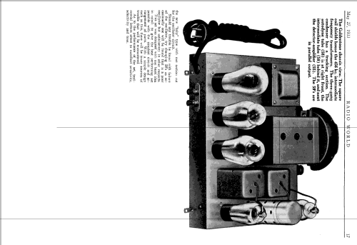 Goldentone 6T ; Fordson Radio Mfg. (ID = 1980071) Radio