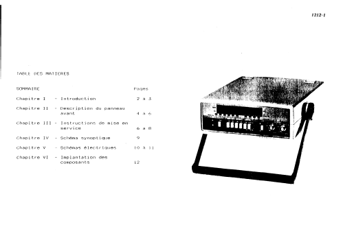 Compteur Fréquencemètre 1212; Française d' (ID = 1004215) Equipment