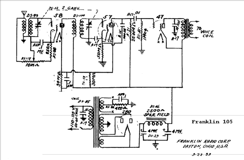 105 ; Franklin Radio Corp. (ID = 423912) Radio