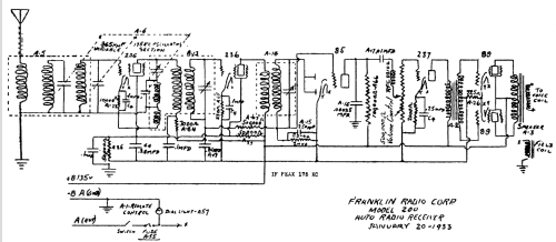 200 ; Franklin Radio Corp. (ID = 424002) Car Radio