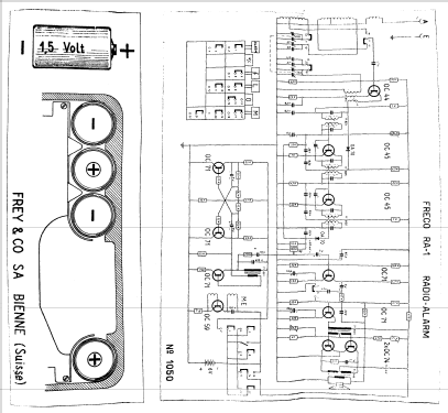 Radio-Alarm 11 Transistors RA-1; Freco, Frey & Co S.A (ID = 2567553) Radio