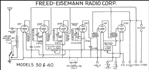 30 ; Freed-Eisemann Radio (ID = 218356) Radio