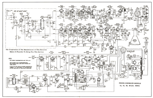 54 Ch= 1620C; Freed-Eisemann Radio (ID = 2787928) Television