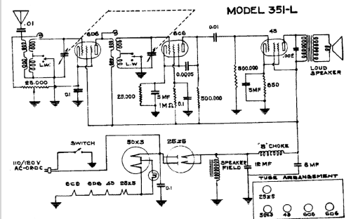 351-L ; Freed-Eisemann Radio (ID = 418376) Radio