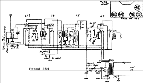 354 ; Freed-Eisemann Radio (ID = 417927) Radio