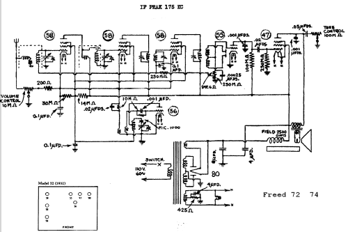 74 ; Freed-Eisemann Radio (ID = 416105) Radio