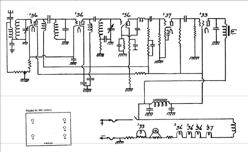 91-DC ; Freed-Eisemann Radio (ID = 416087) Radio