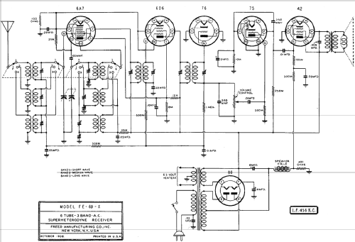 FE-69-X ; Freed-Eisemann Radio (ID = 418630) Radio