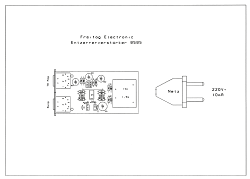 HiFi RIAA Entzerrervorverstärker 8585; Freitag-Electronic (ID = 3007493) Ampl/Mixer