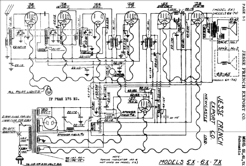 5X ; French, Jesse Mfg. (ID = 436175) Radio