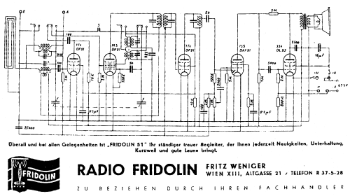 Fridolin 51 ; Fridolin, Radio; (ID = 36513) Radio