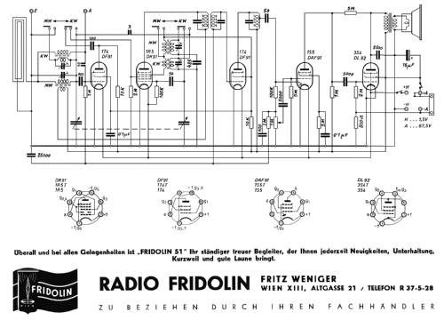 Fridolin 51 ; Fridolin, Radio; (ID = 620130) Radio