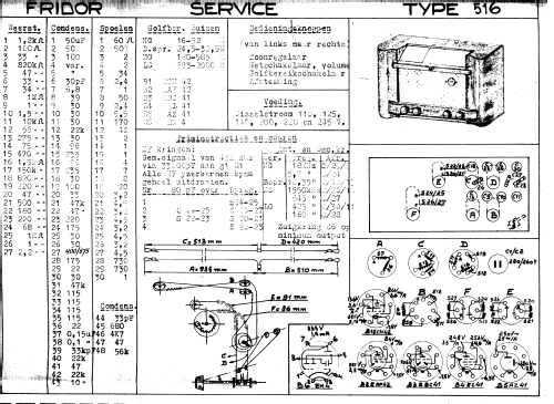 516; Fridor Fabrieken, N. (ID = 232155) Radio