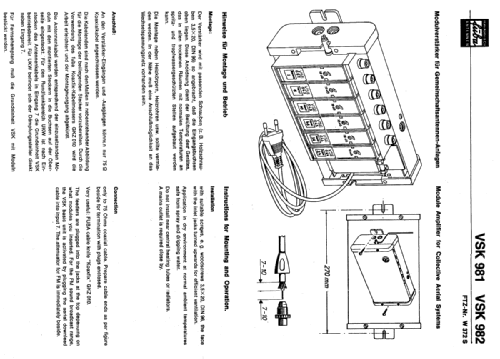 Modul-Verstärker VSK 982; Fuba, Hans Kolbe; (ID = 1152323) RF-Ampl.