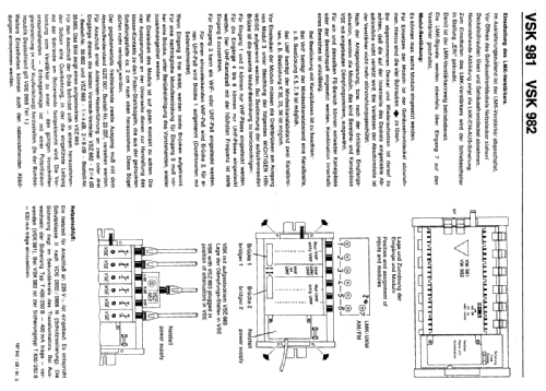 Modul-Verstärker VSK 982; Fuba, Hans Kolbe; (ID = 1152324) RF-Ampl.