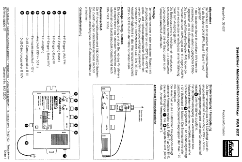 Selektiver Mehrbereichsverstärker VKN 622; Fuba, Hans Kolbe; (ID = 1152293) RF-Ampl.