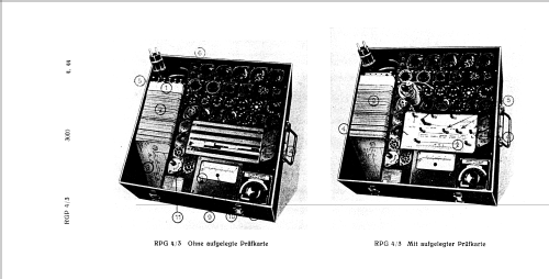 Röhrenprüfgerät RPG4/3 124-1415 A-3; Funke, Max, Weida/Th (ID = 57176) Equipment